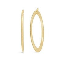 10K Yellow Gold Large Hoop Earring