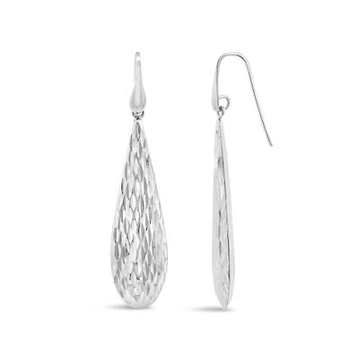 Sterling Silver Pear Drop Earrings