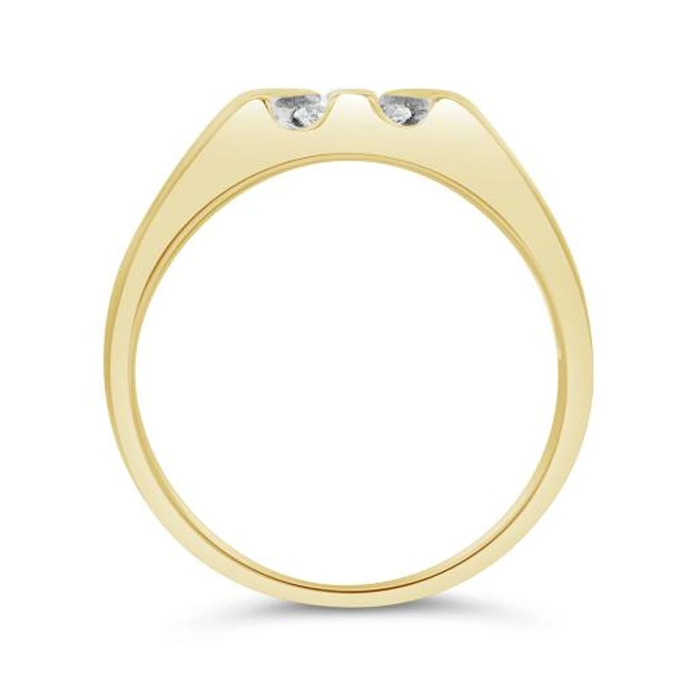 10K Yellow Gold Lab Grown 1.00CTW Diamond Ring