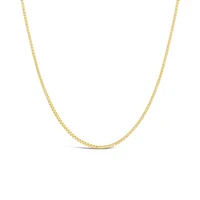 14K Yellow Gold 0.8mm 18" Box Chain