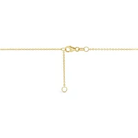 10K Yellow Gold 18" Diamond Cut Mirror Chain