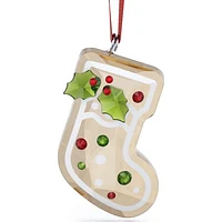 Holiday Cheers Ginger Bread Stocking Ornament