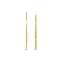 10K Gold 40mm Flexible Hoop Earrings