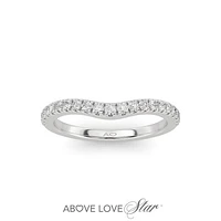 Above Love Lab Grown 0.25CTW Diamond Band in 18K Gold