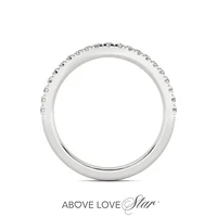 Above Love Lab Grown 0.25CTW Diamond Band in 18K Gold