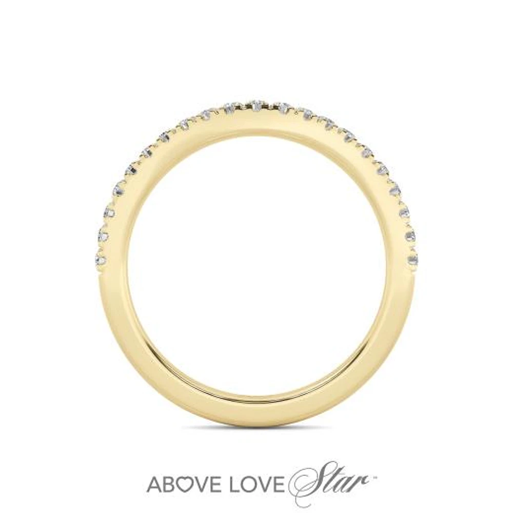 Above Love Lab Grown 0.25CTW Diamond Band in 18K Yellow Gold