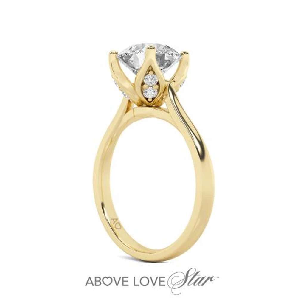 Above Love Lab Grown 2.30CTW Diamond Ring in 18K Yellow Gold