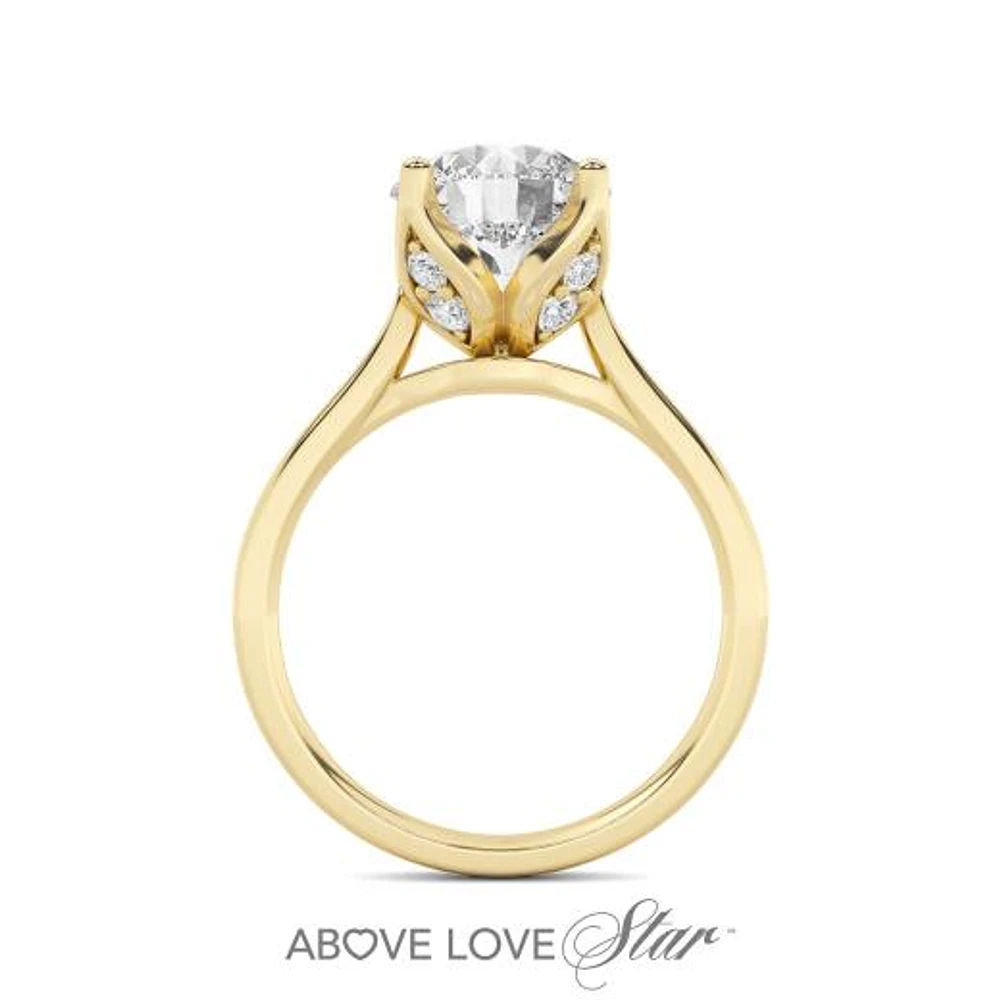 Above Love Lab Grown 2.30CTW Diamond Ring in 18K Yellow Gold