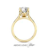 Above Love Lab Grown 2.30CTW Diamond Ring in 18K Yellow Gold