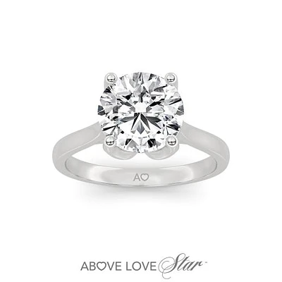 Above Love Lab Grown 1.75CTW Diamond Ring in 18K White Gold