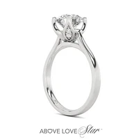 Above Love Lab Grown 1.75CTW Diamond Ring in 18K White Gold