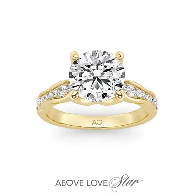 Above Love Lab Grown 2.00CTW Diamond Bridal Ring in 18K Gold