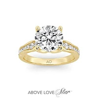 Above Love Lab Grown 2.00CTW Diamond Bridal Ring in 18K Gold