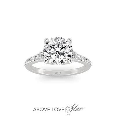 Above Love Lab Grown 2.00CTW Diamond Bridal Ring in 18K White Gold