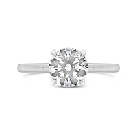 New Brilliance Lab Grown 1.58CTW Diamond Solitaire Ring in 14K White Gold