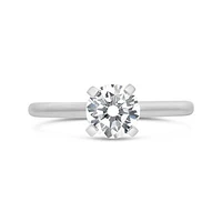 New Brilliance Lab Grown 2.00CT Diamond Solitaire Ring in 14K White Gold