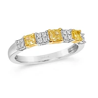 Le Vian 14K Two Tone Gold 0.62CTW Yellow Diamonds Ring