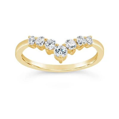 New Brilliance Lab Grown 0.50CTW Contour Diamond Band in 14K Yellow Gold