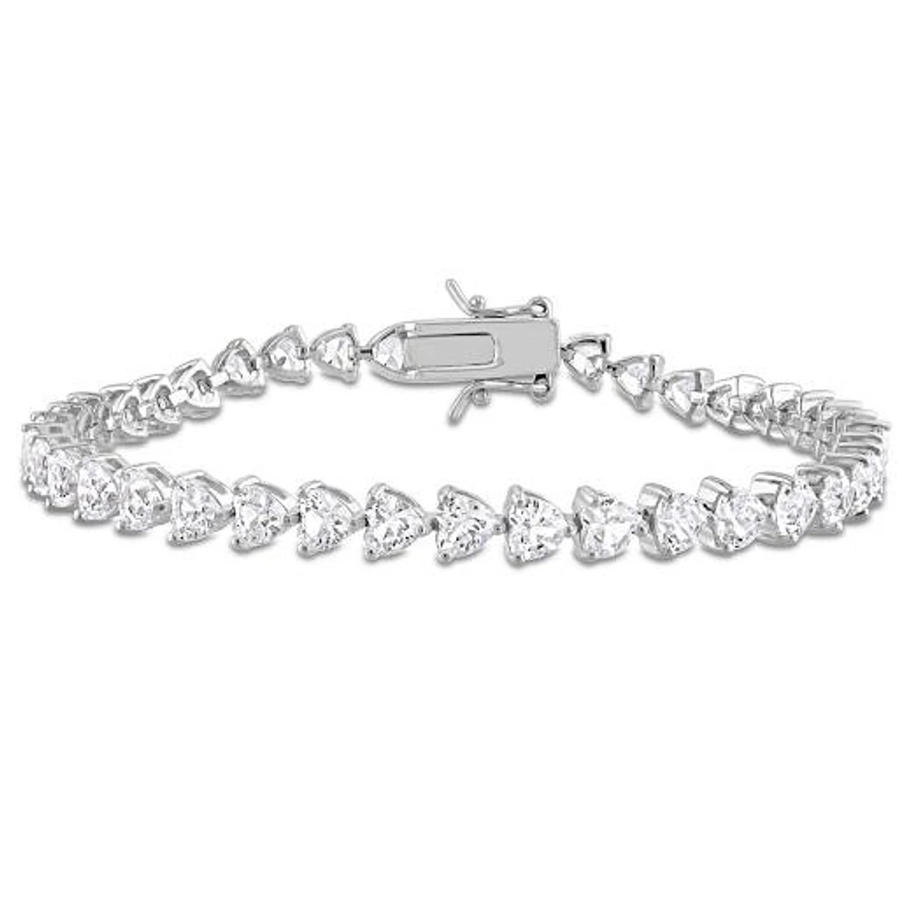 JULIANNA B Sterling Silver Created White Sapphire Tennis Bracelet