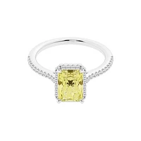 New Brilliance Lab Grown 2.25CTW Yellow & White Diamond Ring in 14K White Gold