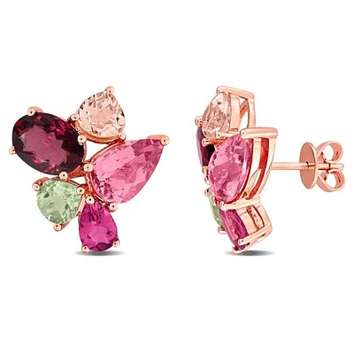 JULIANNA B 14K Rose Gold Multi-Gemstone Earrings