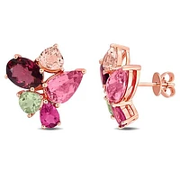 JULIANNA B 14K Rose Gold Multi-Gemstone Earrings