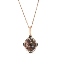 Le Vian 14K Strawberry Gold Aquadite & 0.29CTW Diamond Pendant