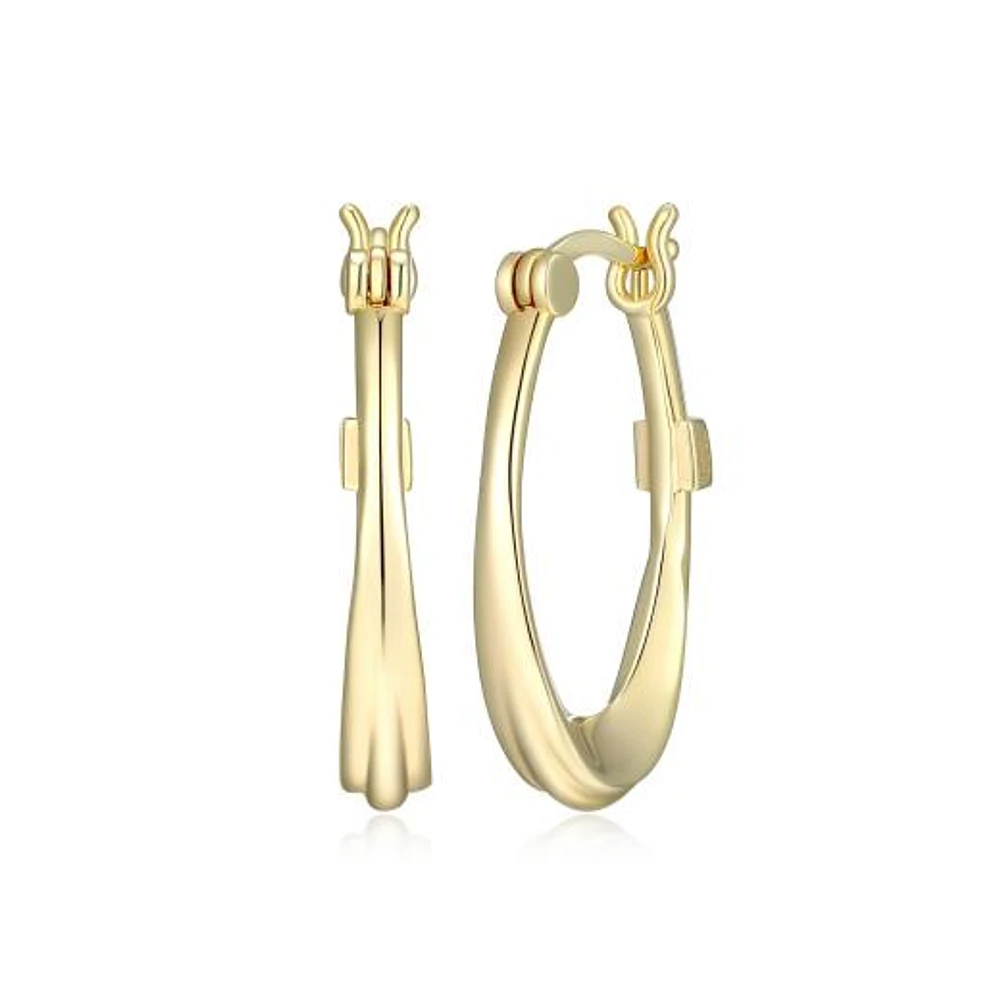 Elle "Swirl" Hoop Earrings