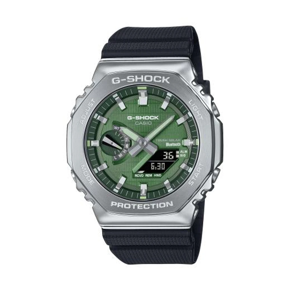 Casio G-Shock Men's G-Stell 2100 Series Sliver/Green Watch