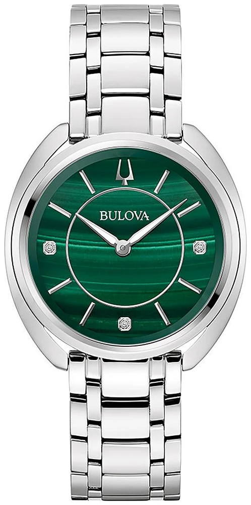 Bulova Ladies Malachite Classic Watch