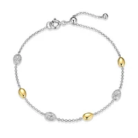 Reign "Sculpted Serenity" Station Adjustable Bracelet