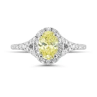 New Brilliance 14K White Gold Lab Grown 1.08CTW Diamond Multi-Stone Ring