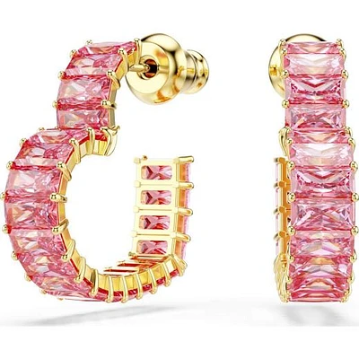 Swarovski Matrix Hoop Earrings