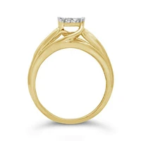 10K Yellow Gold 0.50CTW Diamond Fashion Ring