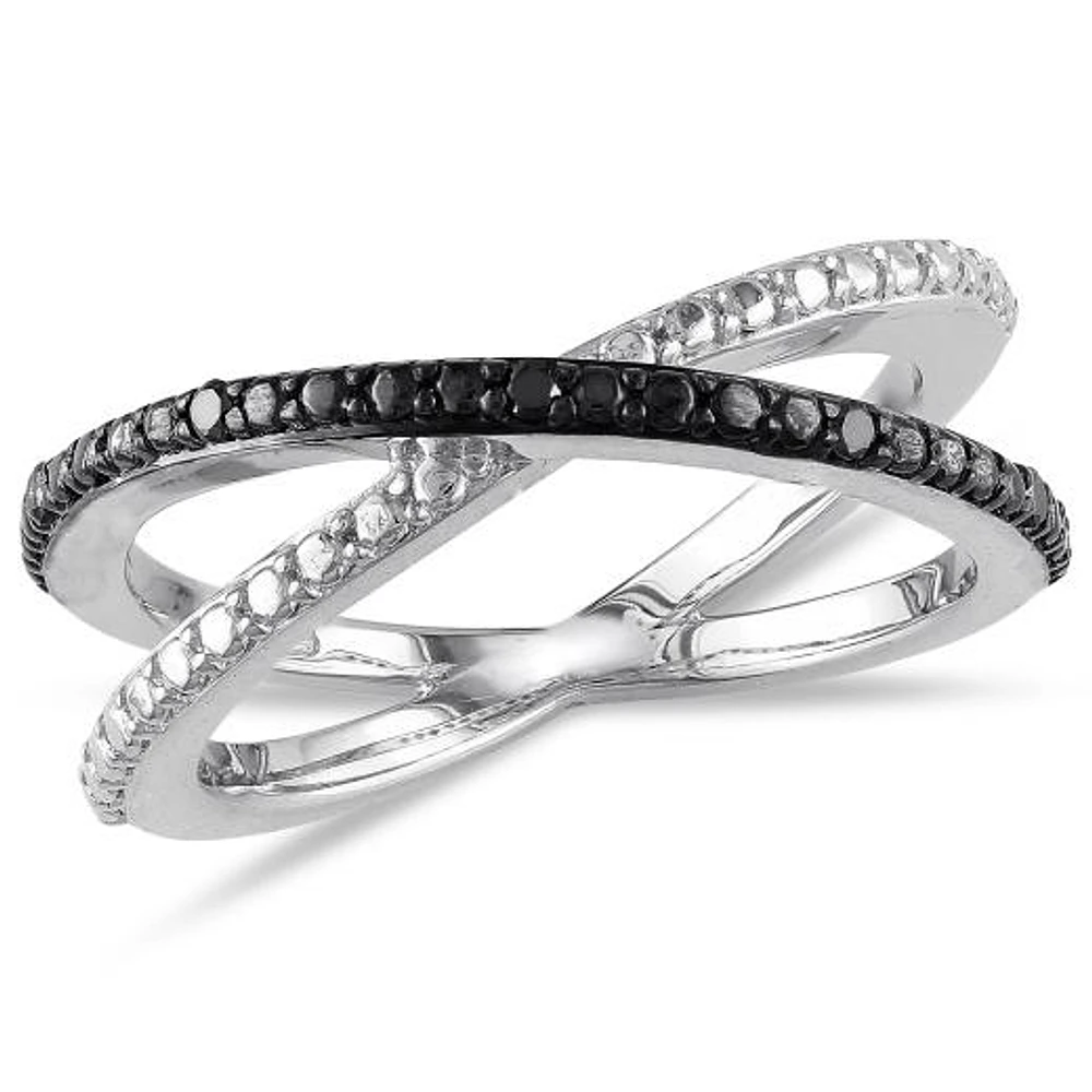 JULIANNA B Diamond Stackable Ring in Sterling Silver