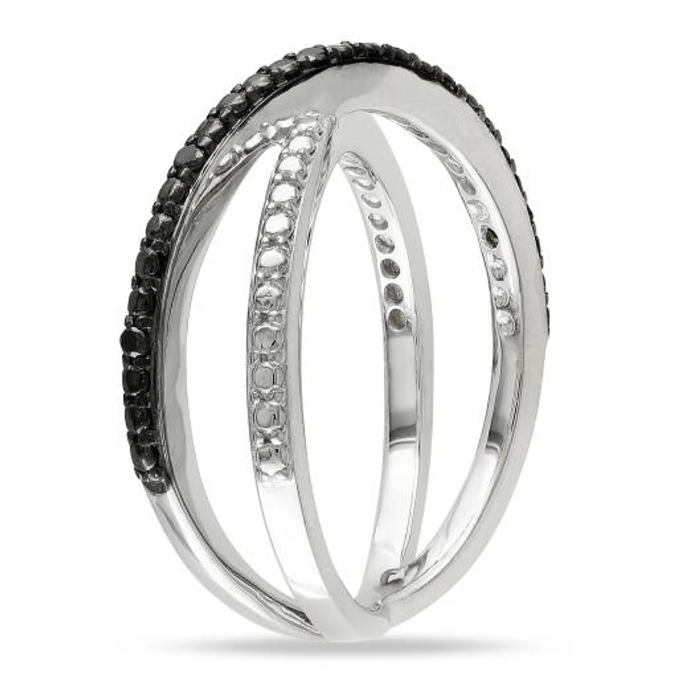 JULIANNA B Diamond Stackable Ring in Sterling Silver