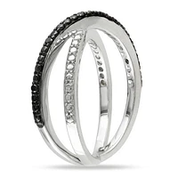 JULIANNA B Diamond Stackable Ring in Sterling Silver