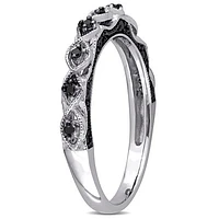 JULIANNA B 0.14CTW Diamond Fashion Ring in 10K White Gold