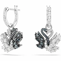 Swarovski Swan Drop Earrings