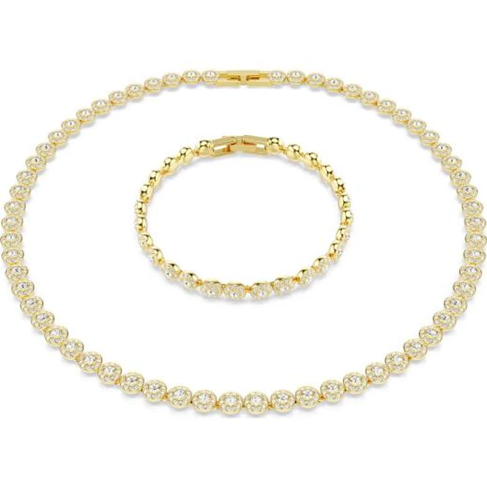 Swarovski Una Angelic Set of Tennis Necklace & Bracelet