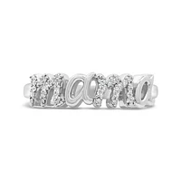 Diamond Mama Ring in Sterling Silver