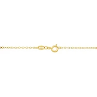 Bella Moda 0.10CTW Black Diamond Vermeil Necklace
