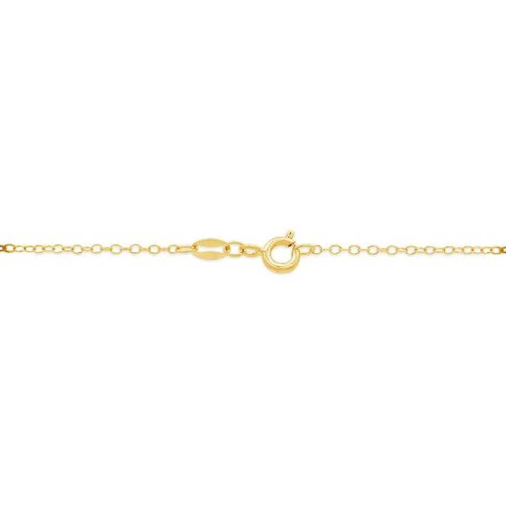 Bella Moda Diamond Butterfly Vermeil Pendant