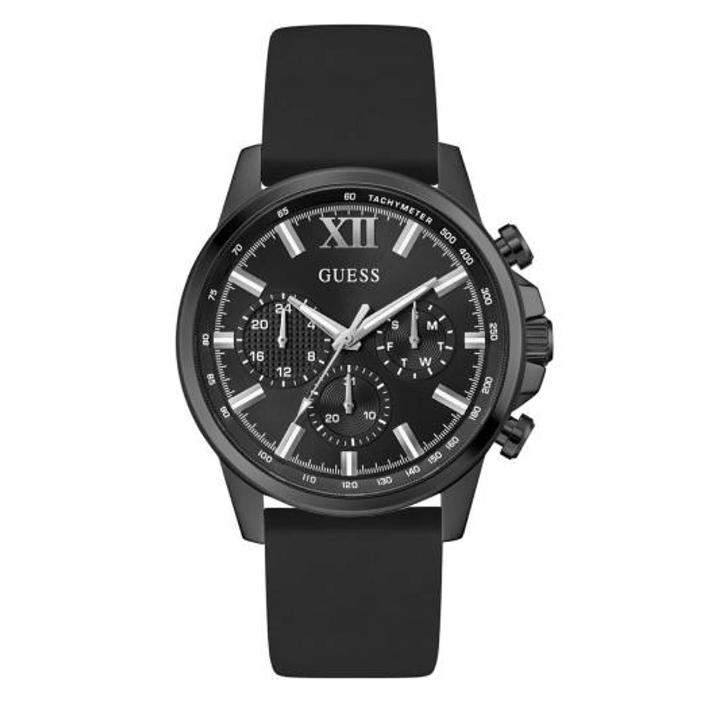 Guess Men's Black Walker Watch