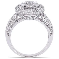 Julianna B 1.99CTW Diamond Halo Ring in 10K White Gold