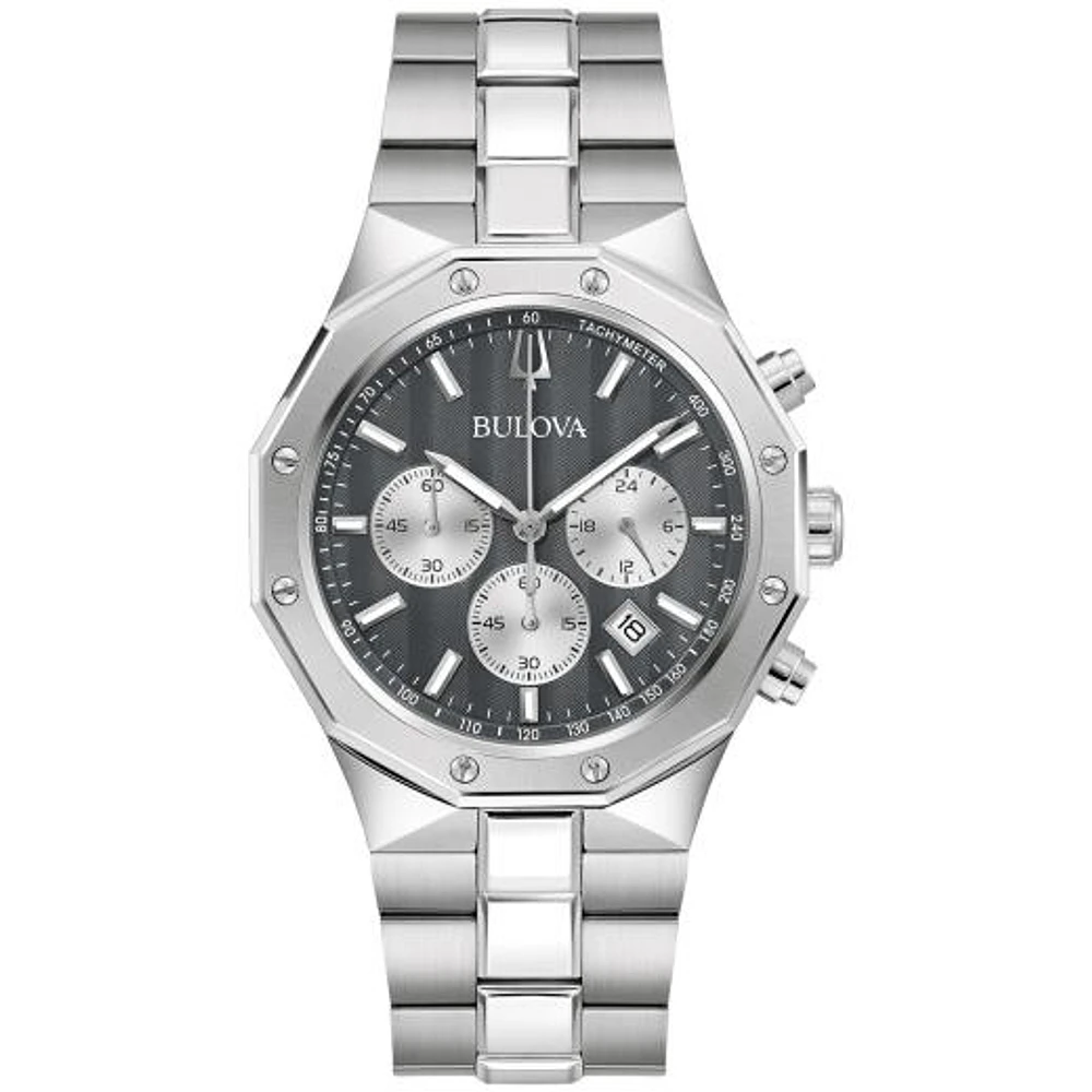 Bulova Men's Silver-Tone Prestige Classic Watch