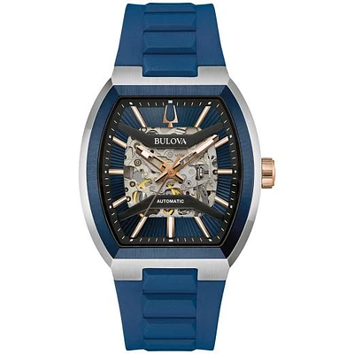 Bulova Men's Two-Tone Blue Maquina Automatic Watch