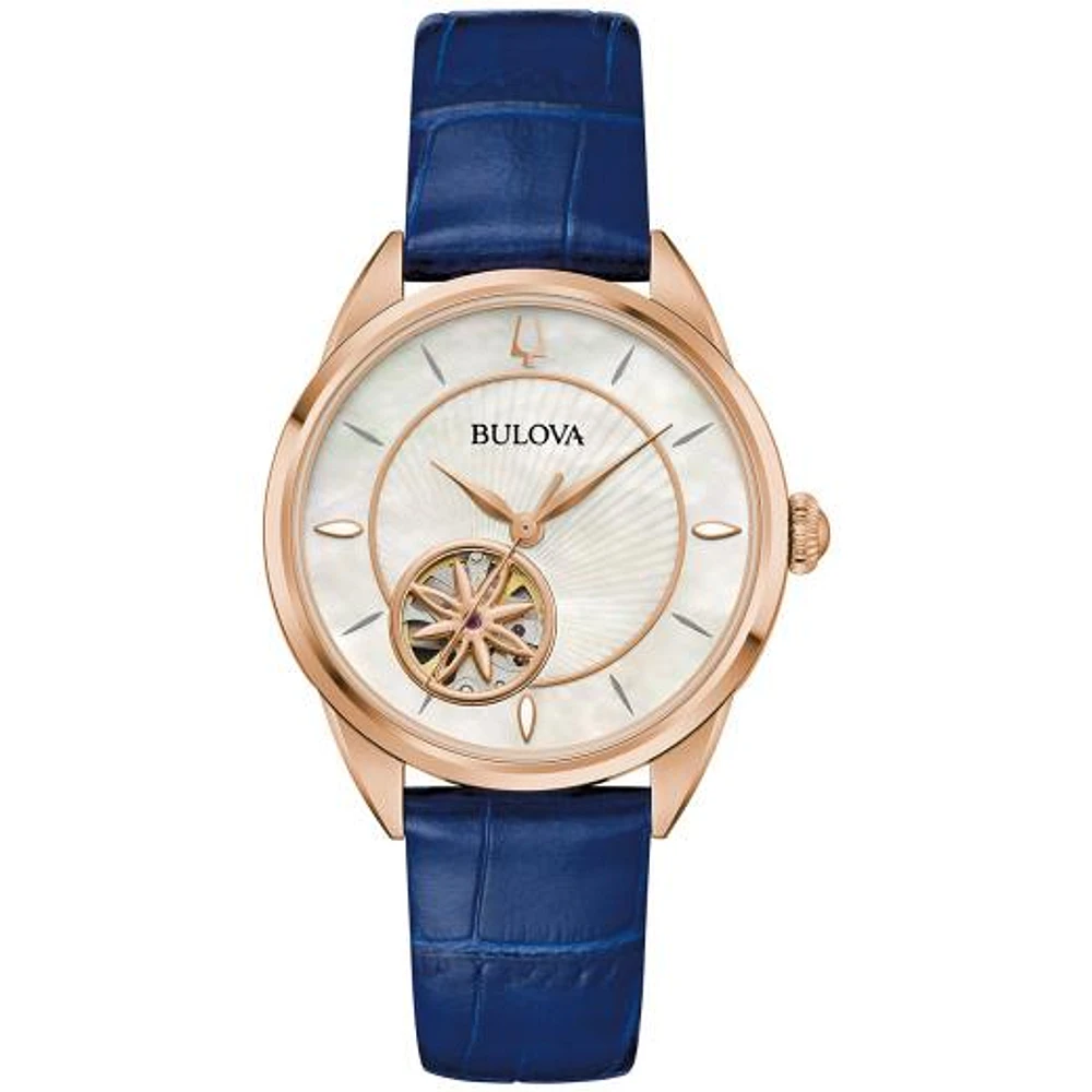 Bulova Ladies' Rose Gold-Tone Sutton Classic Watch