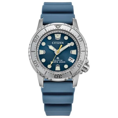 Citizen Ladies' Silver-Tone Blue Promaster Dive Watch