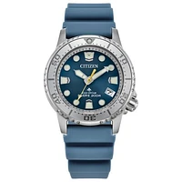 Citizen Ladies' Silver-Tone Blue Promaster Dive Watch